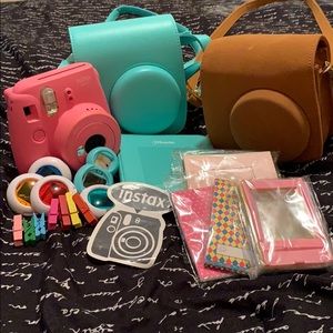 Instax camera with MANY accessories